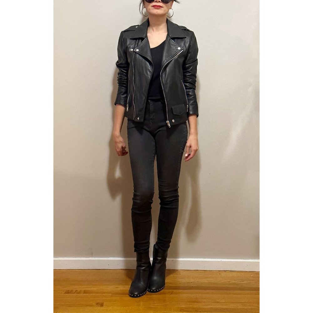 OAK NYC oversized/unisex leather jacket, PERFECT!